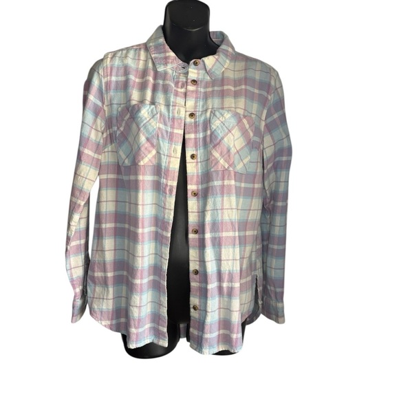 dip Multicolor Plaid Button-Down Shirt - Picture 5 of 8
